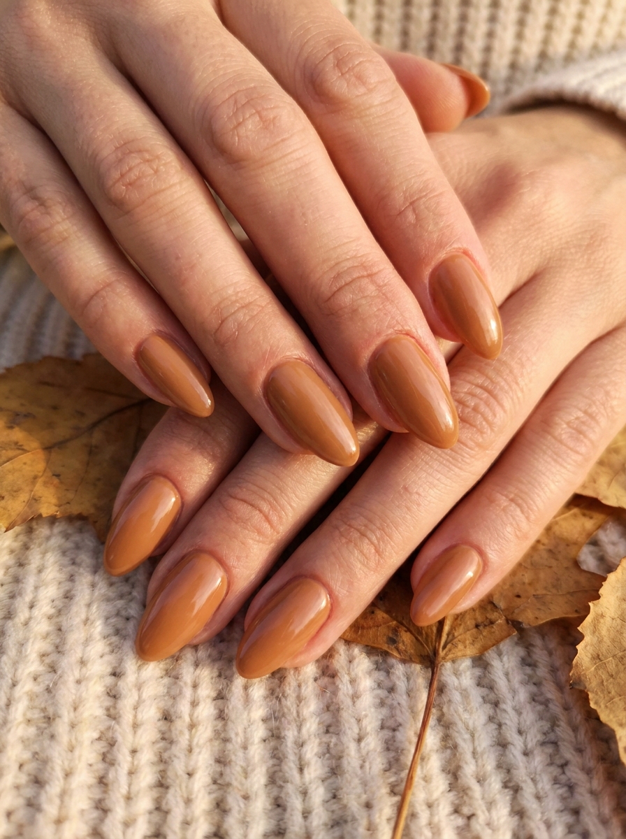 Caramel Gloss Nails – gepflegte Nagelidee 2026